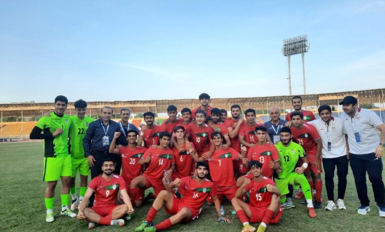 Iran football team runner-up at 2023 CAFA U20 Championship